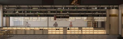 新中式烧烤店3D模型下载